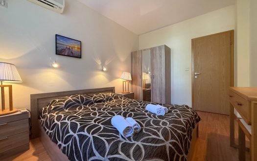 Drei-Zimmer-Wohnung mit Meerblick im Komplex „Raiyski Sad“, Sweti Wlas ID: 79063