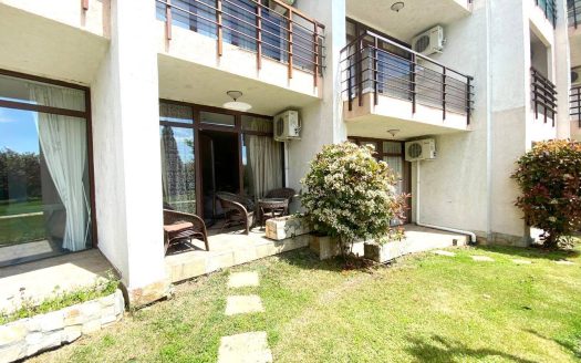Zwei-Zimmer-Wohnung mit Garten und Meerblick – Diamond, Sweti Wlas ID: 85349