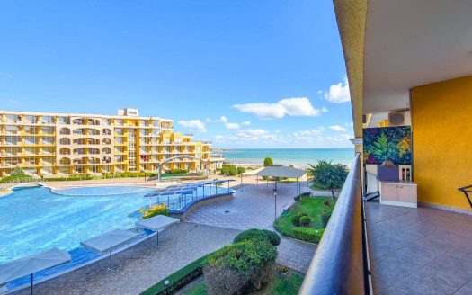 Zweizimmerwohnung in erster Reihe mit Meerblick – Midia Resort, Aheloy ID: 84077