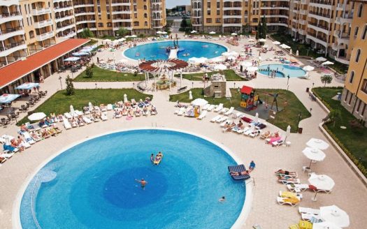 Zwei-Zimmer-Wohnung mit Blick auf den Pool – Komplex „Royal Sun“, Sonnenstrand ID: 92191