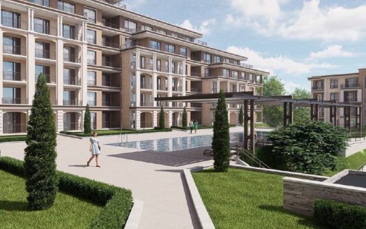 Zwei-Zimmer-Wohnung in Fort Noks Green Suites, Sweti Wlas ID: 49688