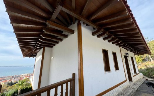 Haus mit Panoramablick auf das Meer in Dinevi Eco Village ID: 53163