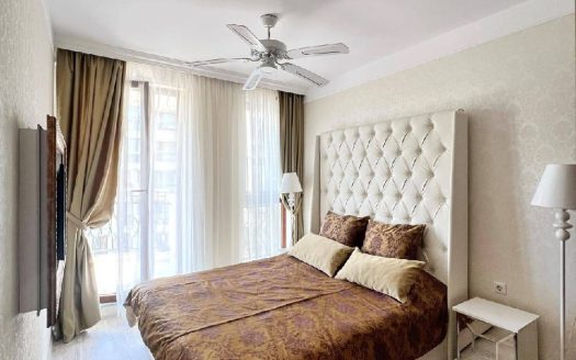 Schöne Zwei-Zimmer-Wohnung mit Meer- und Poolblick – Harmony 10–20, Sweti Wlas ID: 77881