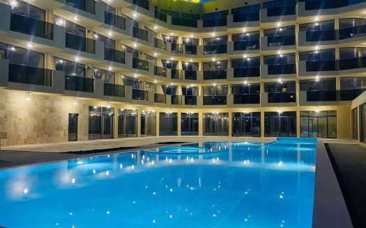 Zweizimmerwohnung in erster Linie – Komplex „Bijou“, Rawda ID: 93714