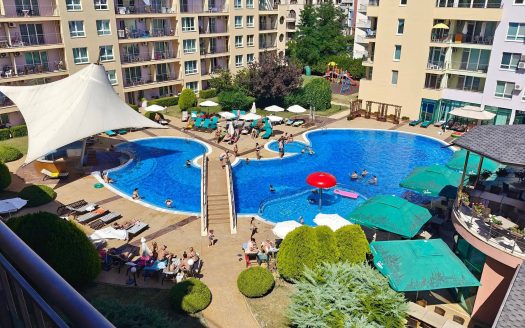 Zweizimmerwohnung mit Blick auf den Pool – Komplex „Polo Resort“, Sonnenstrand ID: 91708
