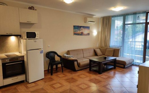 Sveti Vlas, Komplex Sun Wave — Zwei-Zimmer-Wohnung im Erdgeschoss ID: 80695