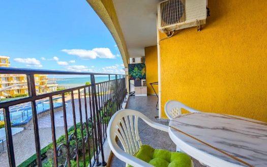 Zweizimmerwohnung in erster Reihe mit Meerblick – Midia Resort, Aheloy ID: 84077
