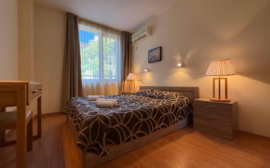 Drei-Zimmer-Wohnung mit Meerblick im Komplex „Raiyski Sad“, Sweti Wlas ID: 79063