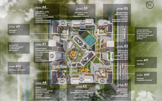 Zweizimmerwohnung in ATLAS 1, Burgas – Quartier Madika ID: 81690