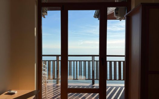 Drei-Zimmer-Wohnung mit Meerblick im Komplex „Raiyski Sad“, Sweti Wlas ID: 79144