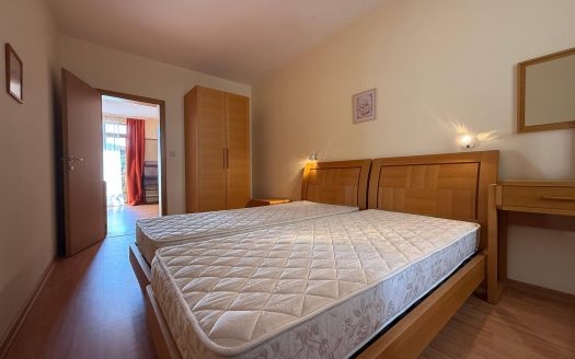 Zwei-Zimmer-Wohnung mit Meerblick im Komplex „Raiyski Sad“, Sweti Wlas ID: 79026