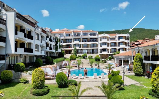 Drei-Zimmer-Wohnung mit Meerblick – Komplex „Sun Coast“, Sweti Wlas ID: 97914