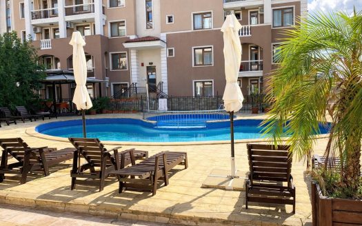 Zwei-Zimmer-Wohnung mit Poolblick – Casa Del Mar, Sweti Vlas ID: 89088