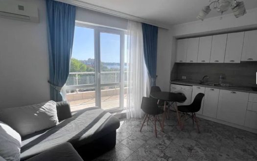 Zwei-Zimmer-Wohnung mit Meerblick in Rawda ID: 80172